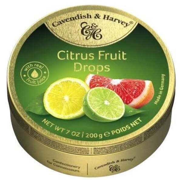 Image of Cavendish & Harvey Citrus Fruit Drops 200g