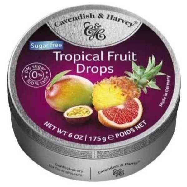 Image of Cavendish & Harvey Sugar Free Tropical Fruit 175g