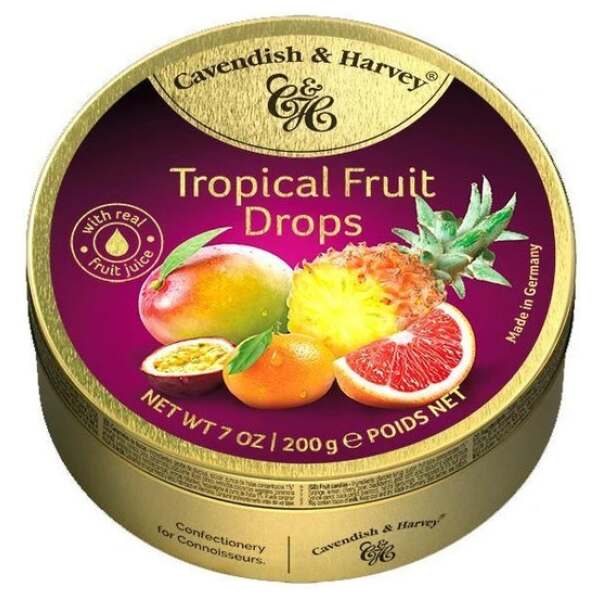 Image of Cavendish & Harvey Tropical Fruit Drops 200g