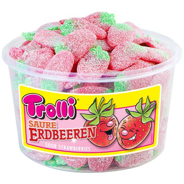 Image of Trolli Erdbeeren Sauer 1,2kg