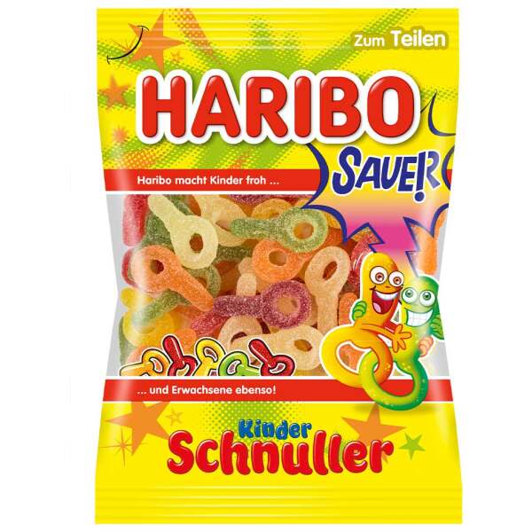 Image of Haribo Kinder Schnuller Sauer 200g