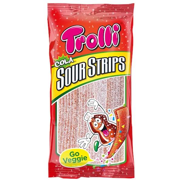 Image of Trolli Cola Sour Strips 85g