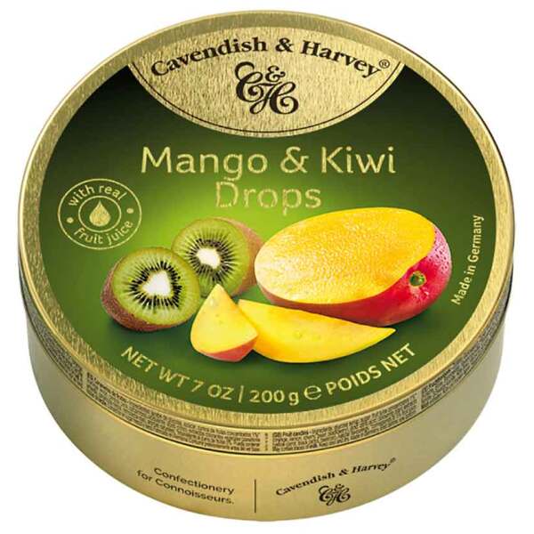 Image of Cavendish & Harvey Mango & Kiwi Drops 200g