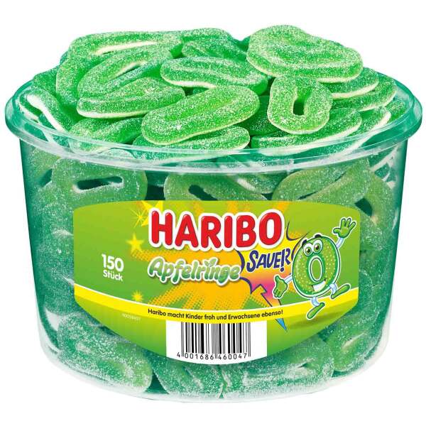 Image of Haribo Apfelringe Sauer 150 Stk. bei Sweets.ch