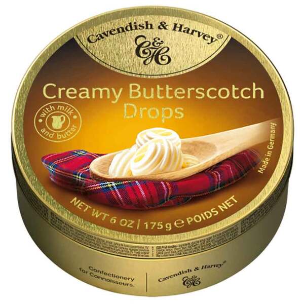 Image of Cavendish & Harvey Creamy Butterscotch Drops 175g