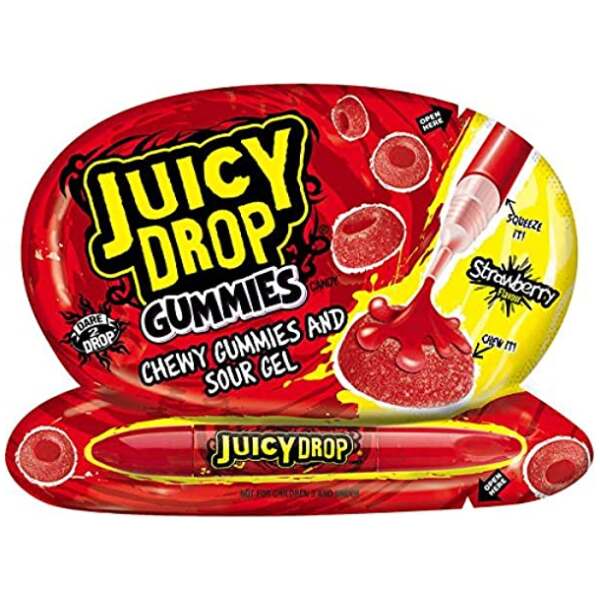 Image of Juicy Drop Gummies Erdbeere 57g bei Sweets.ch