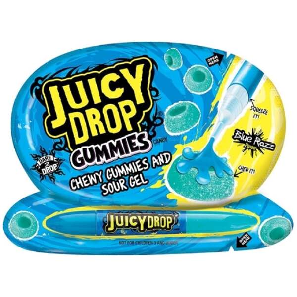 Image of Juicy Drop Gummies Himbeere 57g bei Sweets.ch