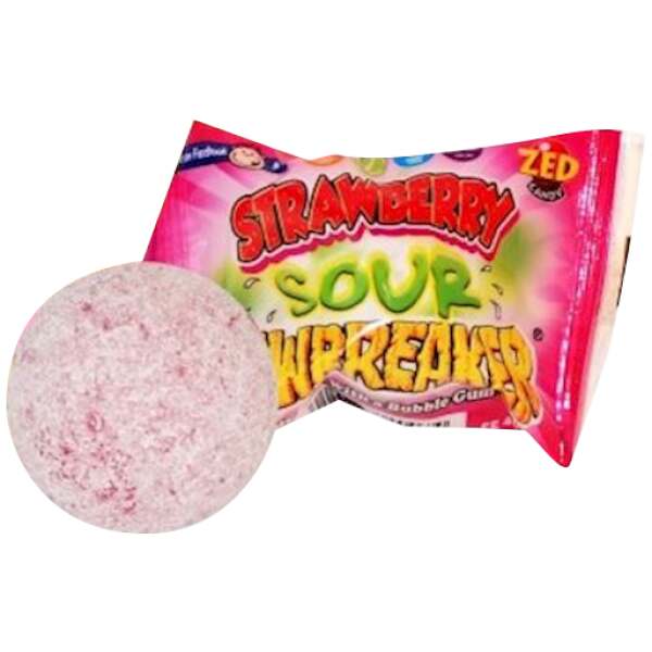 Image of ZED Jawbreaker Balls Sour Erdbeergeschmack 13g bei Sweets.ch