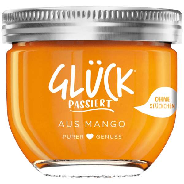 Image of GLÜCK passiert Mango Konfitüre 230g