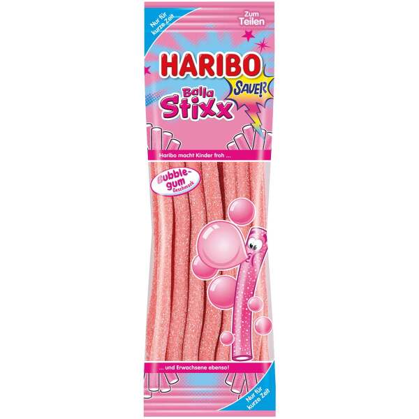 Image of Haribo Balla Stixx Bubble Gum Sauer 175g