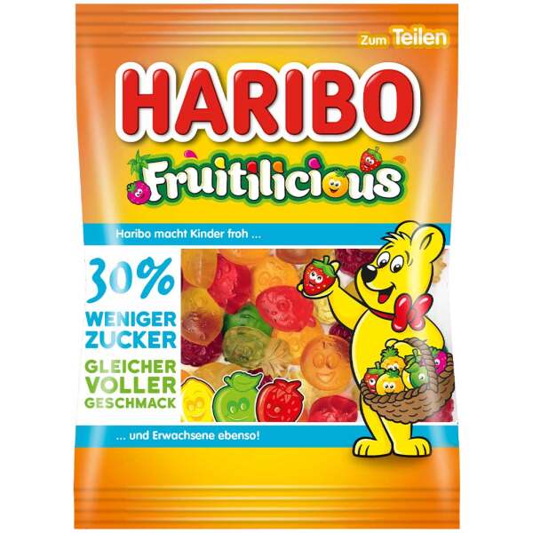 Image of Haribo Fruitilicious 160g