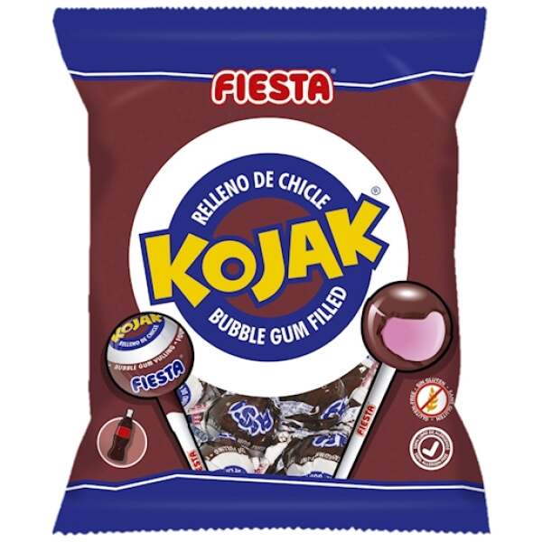 Image of Fiesta Kojak Cola Bubble Gum Lollie