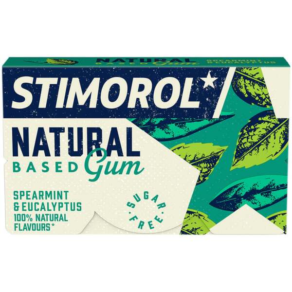 Image of Stimorol Natural Spearmint & Eucalyptus 18g