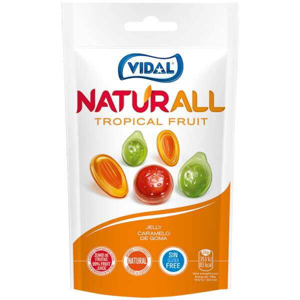 Image of Vidal Natural Tropical Fruit 180g