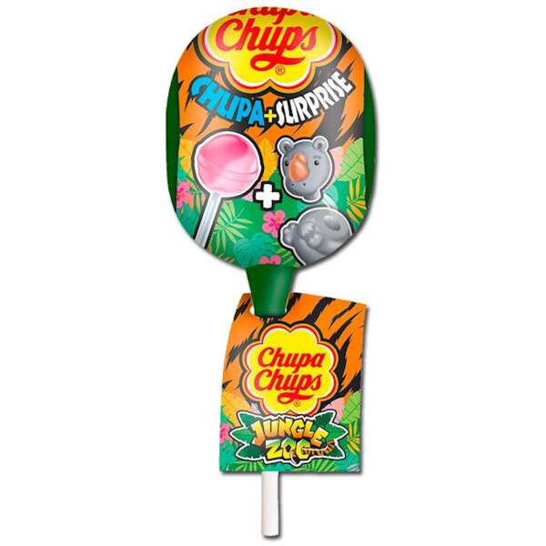 Image of Chupa Chups Surprise Jungle Zoo Lollipop 12g