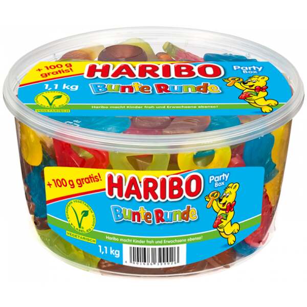 Image of Haribo Bunte Runde 1.1 kg