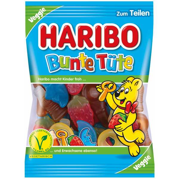 Image of Haribo Bunte Tüte Veggie 200g