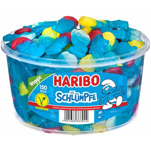 Image of Haribo die Schlümpfe 150 Stk. Veggie