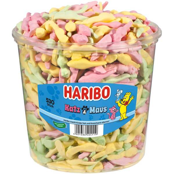 Image of Haribo Katz und Maus 530 Stk.