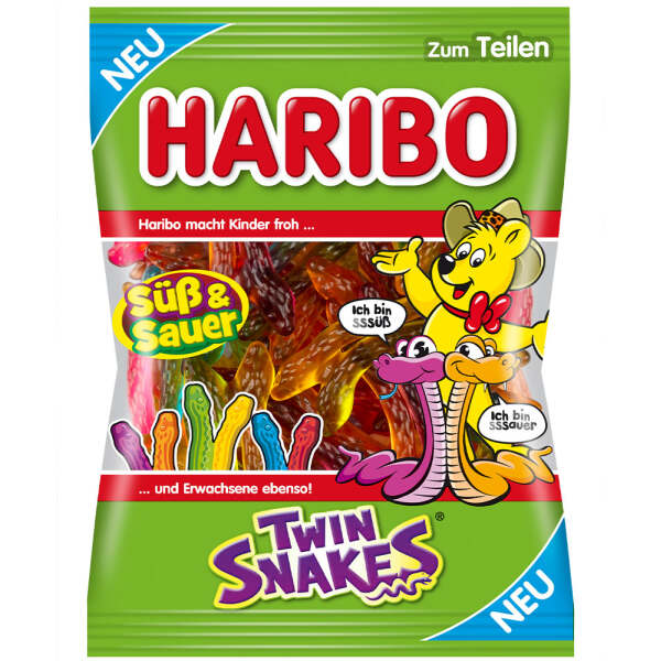 Image of Haribo Twin Snakes 175g