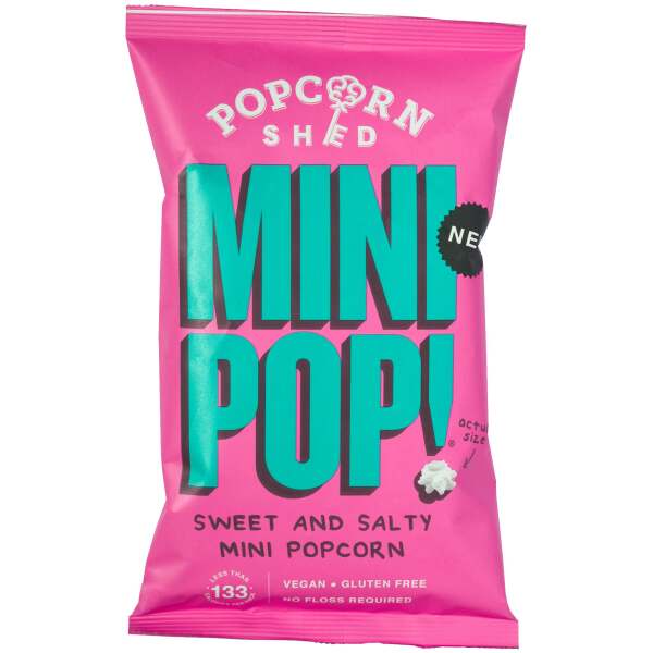 Image of Popcorn Shed Mini Pop Large Bag Sweet & Salty 90g