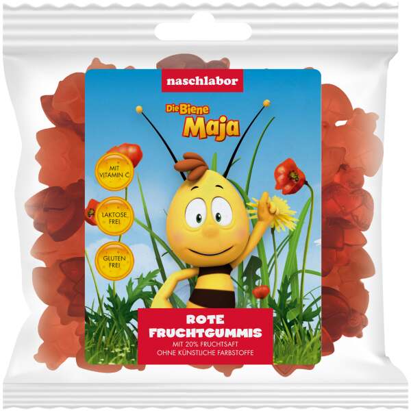 Image of Willis rote Fruchtgummi Bienen 150g