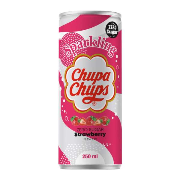 Image of Chupa Chups ZERO Strawberry Dose 250ml