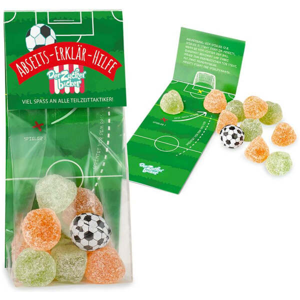 Image of Fussball Abseits-Erklär-Hilfe Naschbeutel 40g