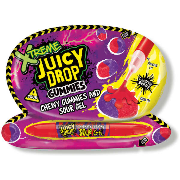 Image of Juicy Drop Gummies Xtreme Cherry Berry 57g bei Sweets.ch