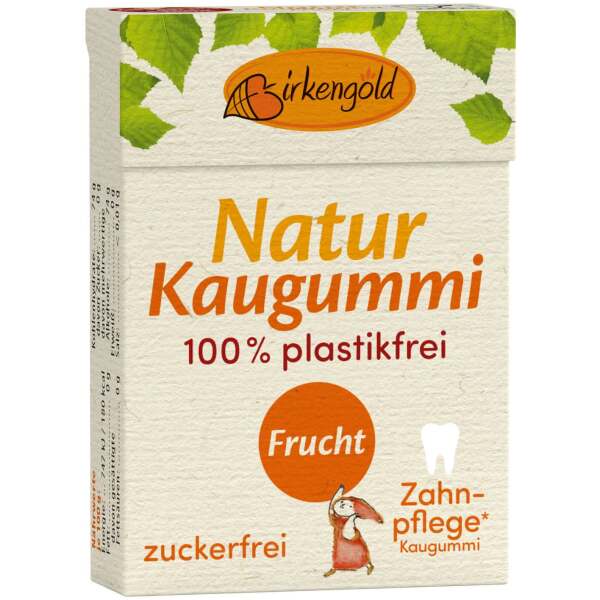 Image of Xylit Kaugummi Frucht Natur-Kaumasse 28g bei Sweets.ch