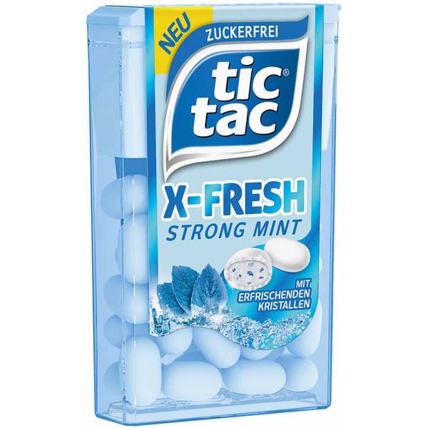 Image of tic tac X-Fresh strong mint 16.4g bei Sweets.ch